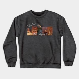 Utah National Parks: Bryce, Zion, Canyonlands, Arches, Capitol Reef Crewneck Sweatshirt